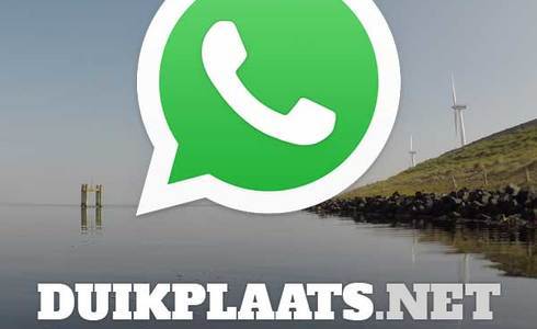 Duikplaats.net WhatsApp berichtenservice