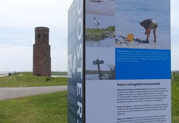 Plompe Toren - Natura 2000-gebied Oosterschelde