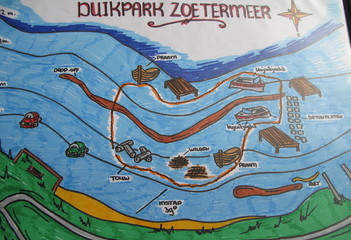 Tekening Duikpark Zoetermeer / Noord-Aa - Marga Maas - Live to Dive