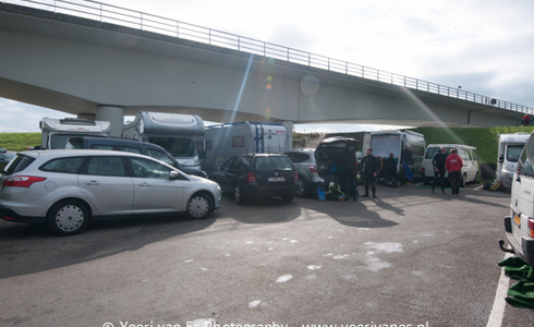 Foutparkeerders riskeren een boete bij de Zeelandbrug - Foto:Yoeri van Es Photography