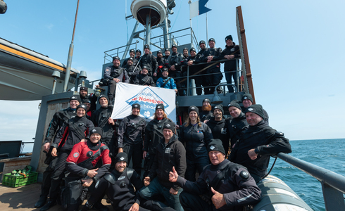 Leden duikexpeditie Doggersbank 2019 - Foto: Joost van Uffelen